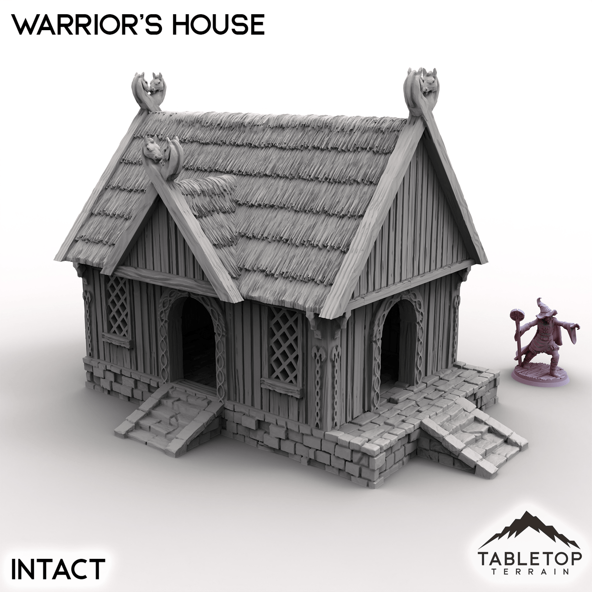Tabletop Terrain Building Warrior's Home - Kingdom of Saxonia