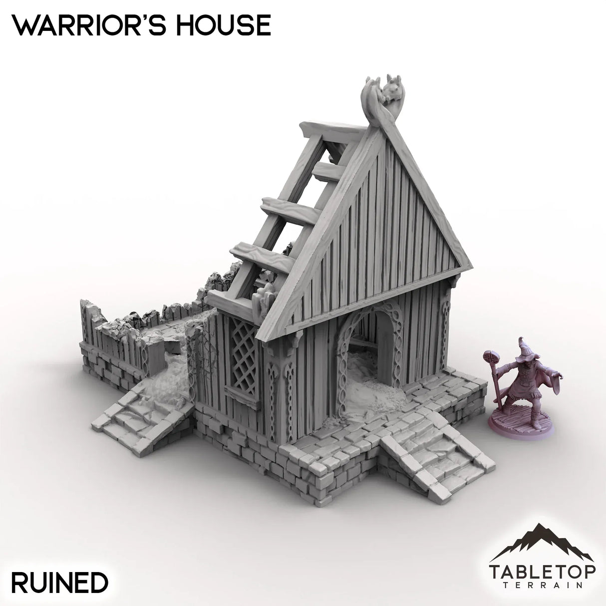 Tabletop Terrain Building Warrior's Home - Kingdom of Saxonia