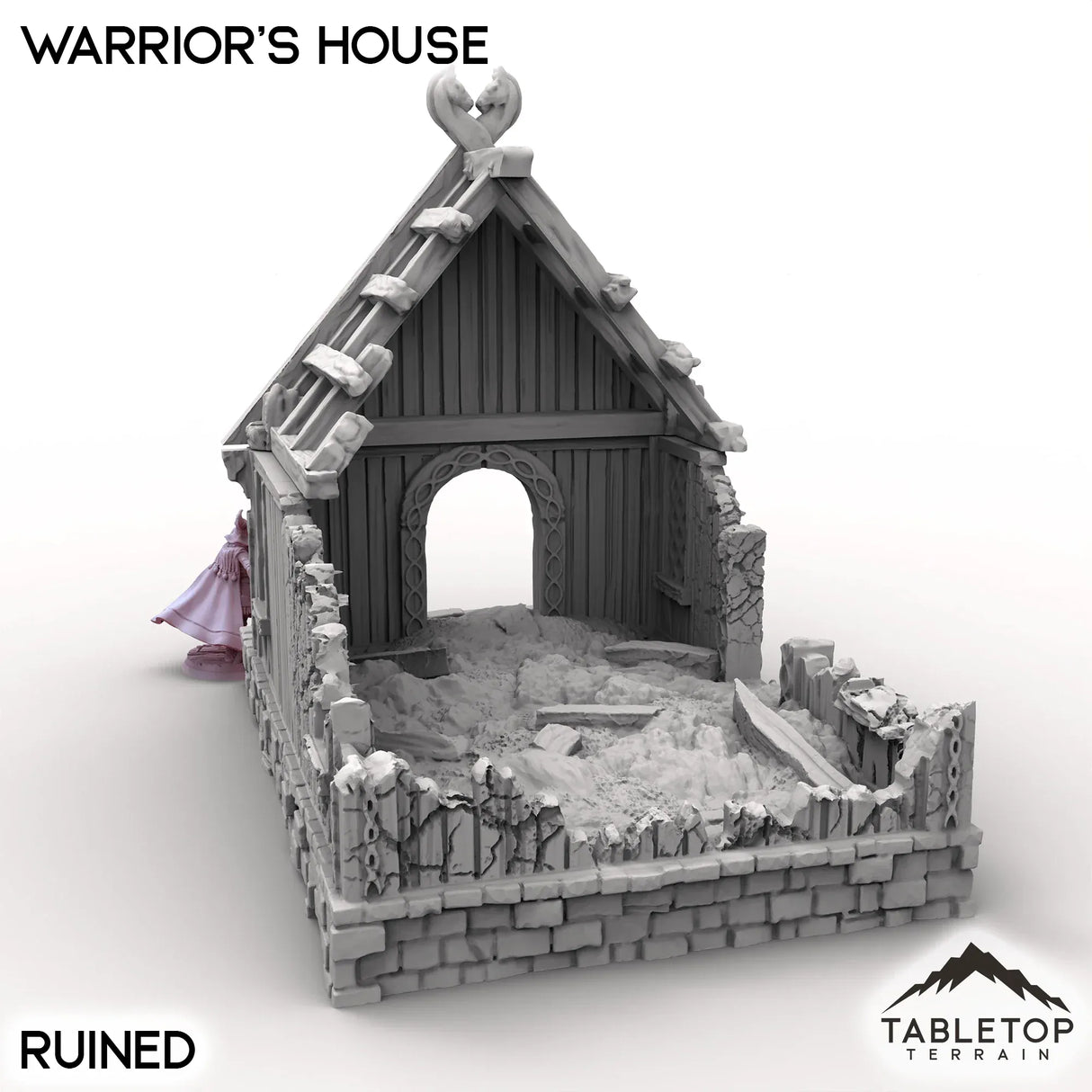 Tabletop Terrain Building Warrior's Home - Kingdom of Saxonia