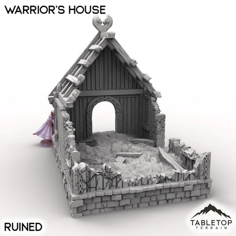 Tabletop Terrain Building Warrior's Home - Kingdom of Saxonia