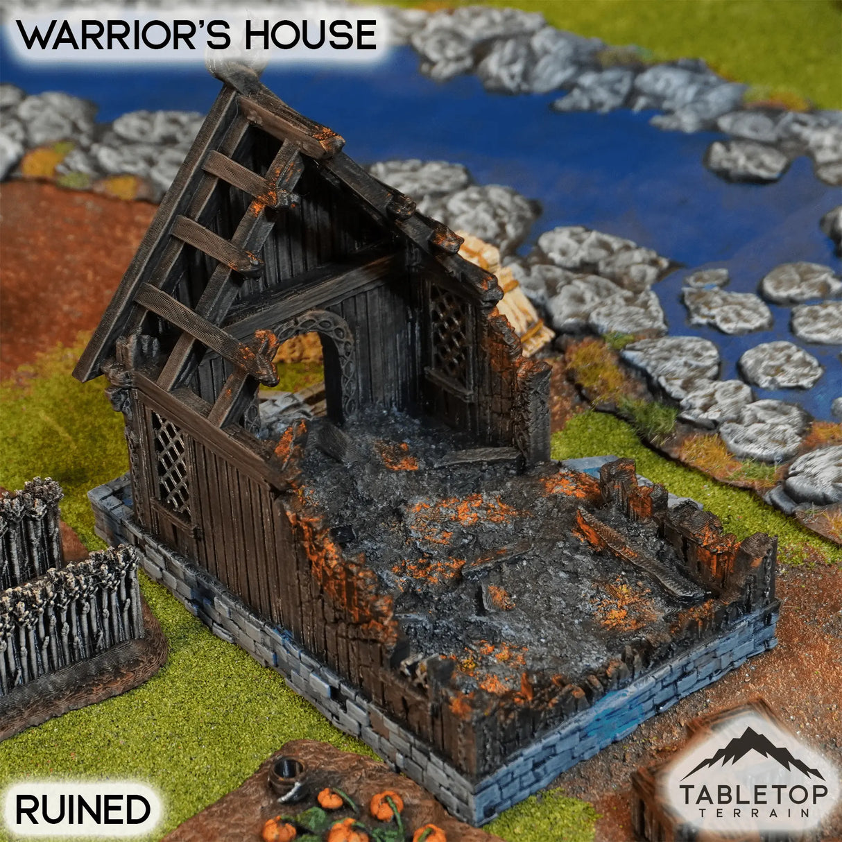 Tabletop Terrain Building Warrior's Home - Kingdom of Saxonia