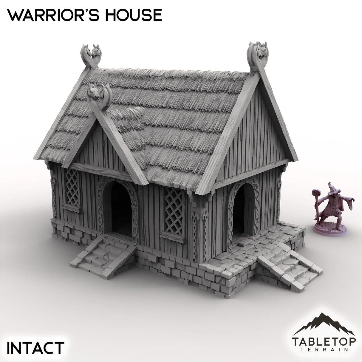 Tabletop Terrain Building Warrior's Home - Kingdom of Saxonia