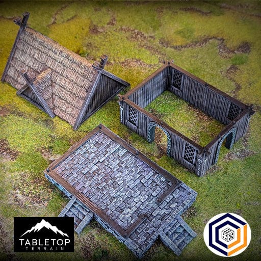 Tabletop Terrain Building Warrior's Home - Kingdom of Saxonia