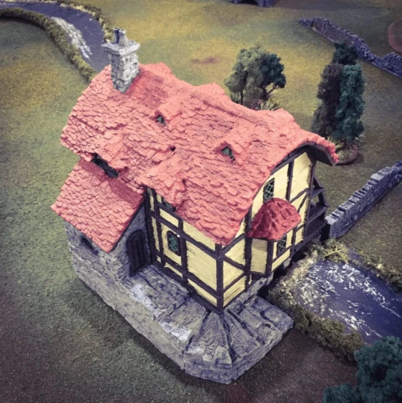 Tabletop Terrain Building Watermill - Fantasy Building