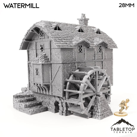 Tabletop Terrain Building Watermill - Fantasy Building