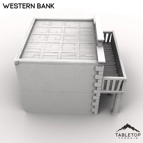 Tabletop Terrain Building Western Bank