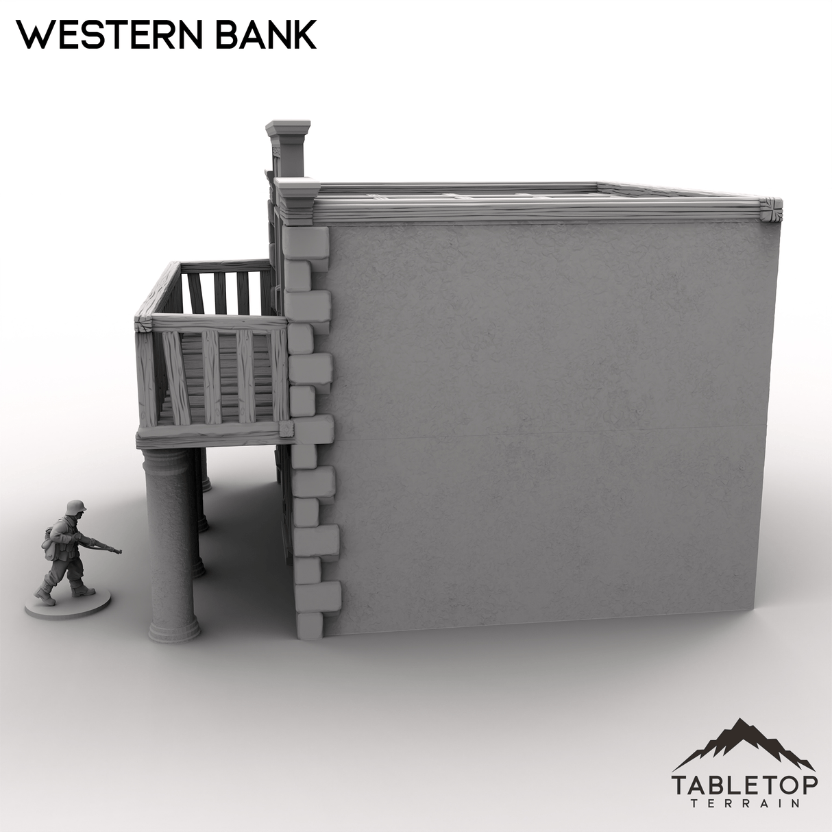 Tabletop Terrain Building Western Bank