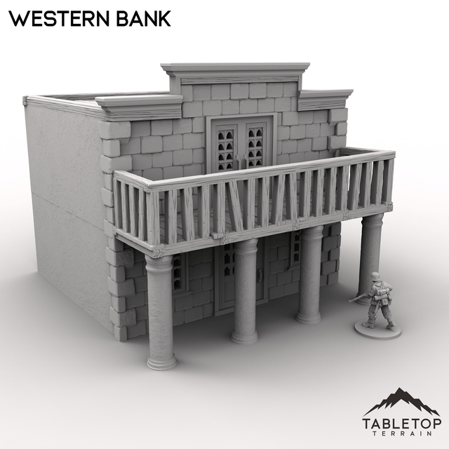 Tabletop Terrain Building Western Bank