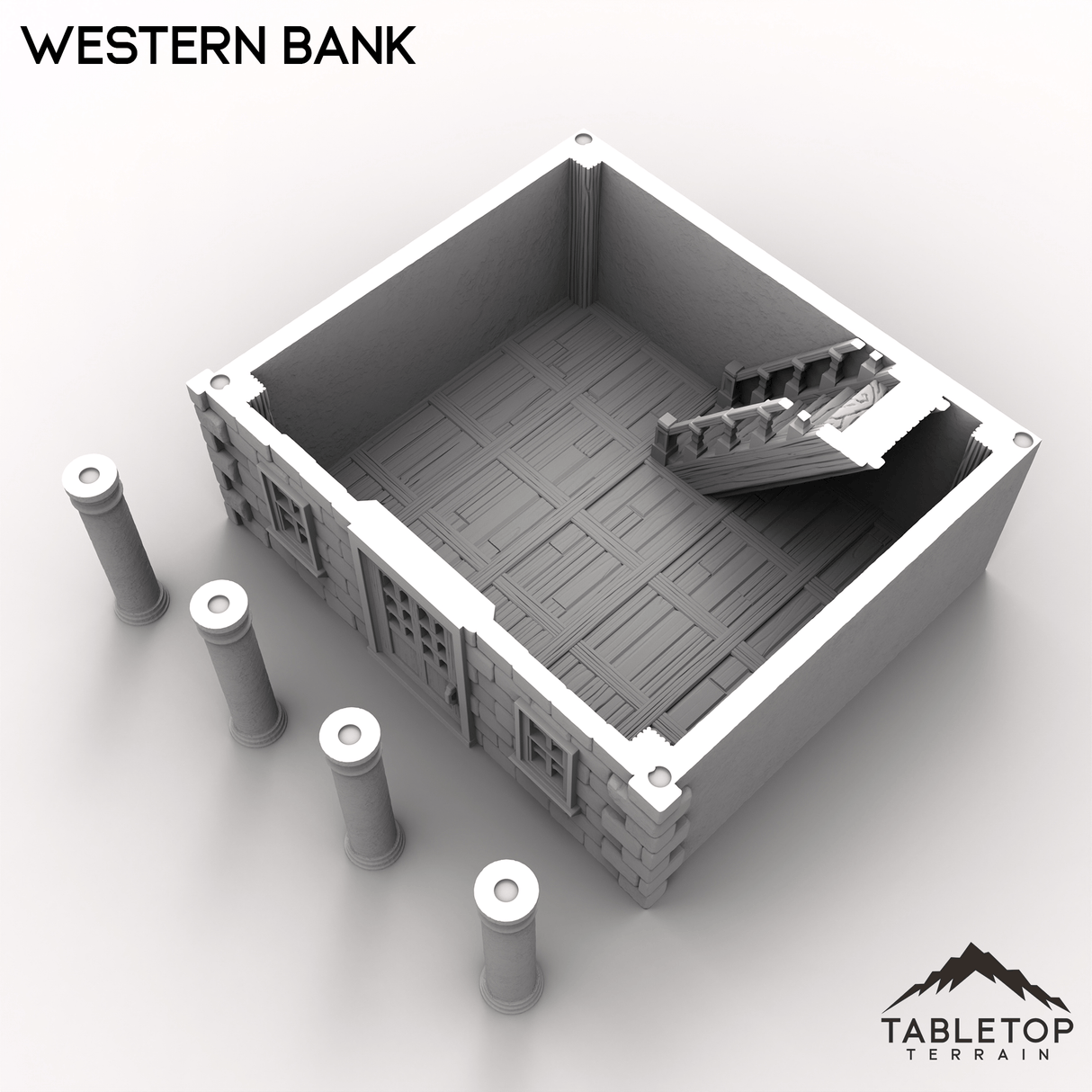 Tabletop Terrain Building Western Bank