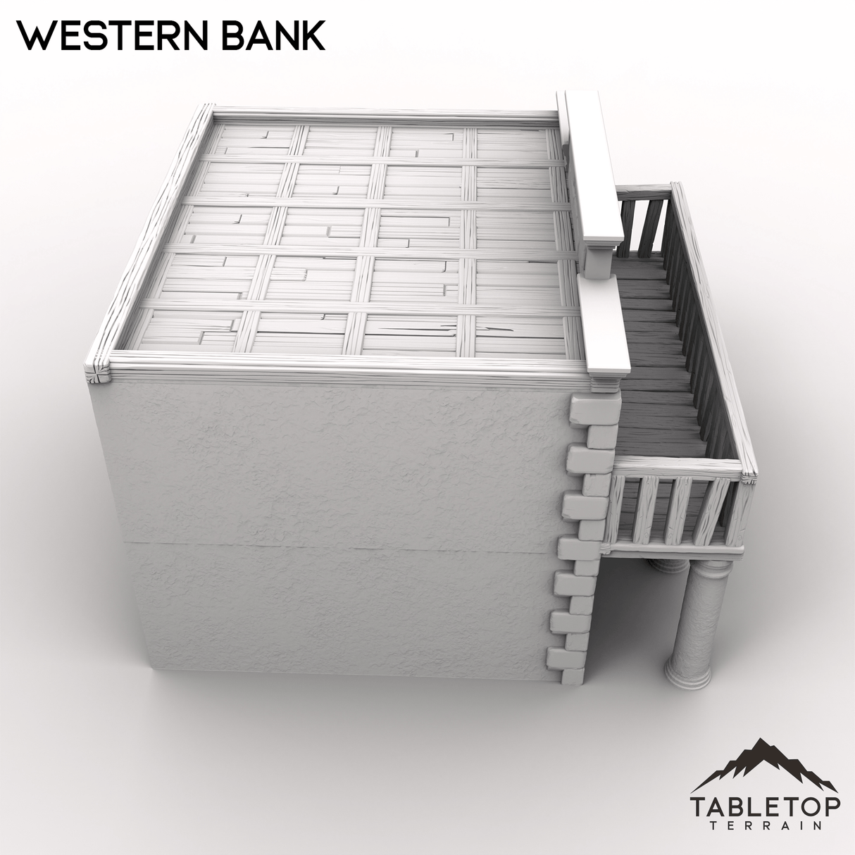 Tabletop Terrain Building Western Bank