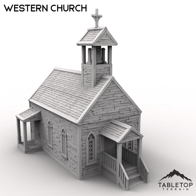 Tabletop Terrain Building Western Church