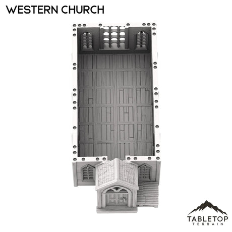 Tabletop Terrain Building Western Church - Old Wild Western Rush