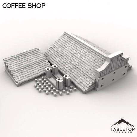 Tabletop Terrain Building Western Coffee Shop
