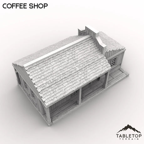 Tabletop Terrain Building Western Coffee Shop