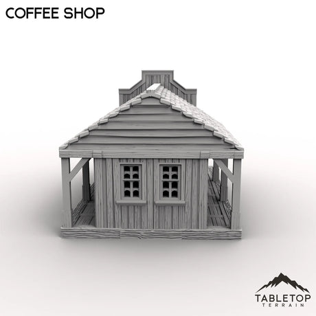 Tabletop Terrain Building Western Coffee Shop