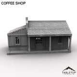 Tabletop Terrain Building Western Coffee Shop