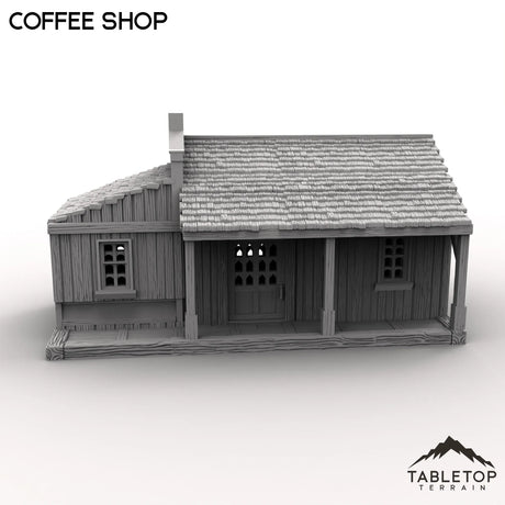 Tabletop Terrain Building Western Coffee Shop
