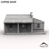 Tabletop Terrain Building Western Coffee Shop