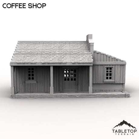 Tabletop Terrain Building Western Coffee Shop