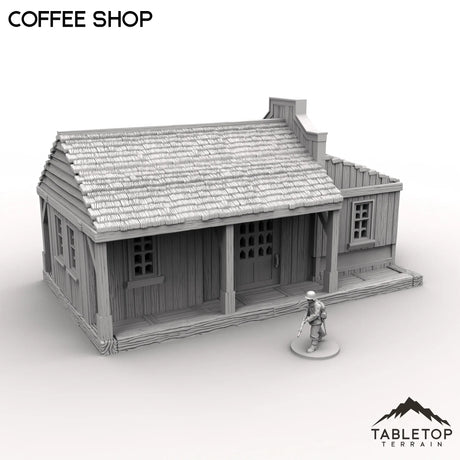 Tabletop Terrain Building Western Coffee Shop