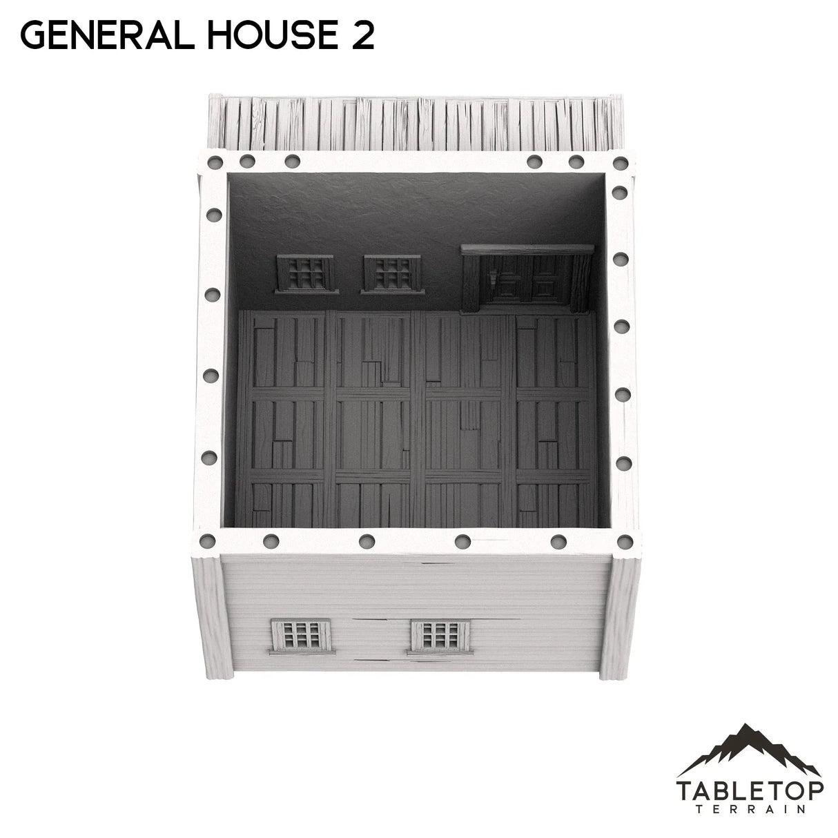 Tabletop Terrain Building Western General House 2 - Old Wild Western Rush