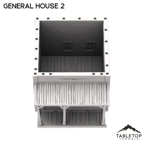 Tabletop Terrain Building Western General House 2 - Old Wild Western Rush