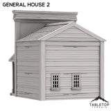 Tabletop Terrain Building Western General House 2 - Old Wild Western Rush
