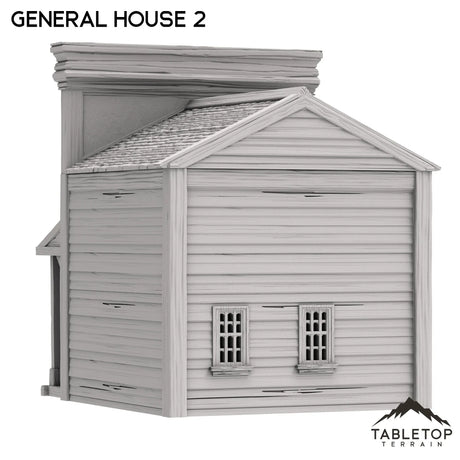Tabletop Terrain Building Western General House 2 - Old Wild Western Rush