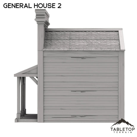 Tabletop Terrain Building Western General House 2 - Old Wild Western Rush