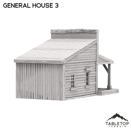 Tabletop Terrain Building Western General House 3 - Old Wild Western Rush