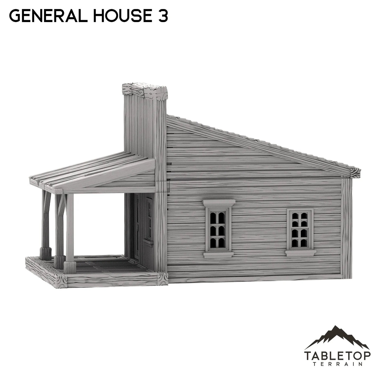 Tabletop Terrain Building Western General House 3 - Old Wild Western Rush