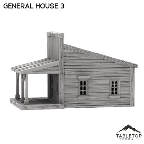 Tabletop Terrain Building Western General House 3 - Old Wild Western Rush