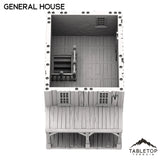 Tabletop Terrain Building Western General House - Old Wild Western Rush