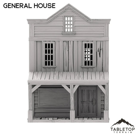 Tabletop Terrain Building Western General House - Old Wild Western Rush