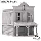 Tabletop Terrain Building Western General House - Old Wild Western Rush
