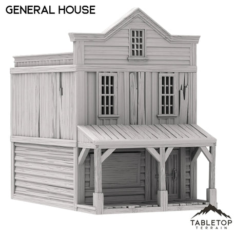 Tabletop Terrain Building Western General House - Old Wild Western Rush