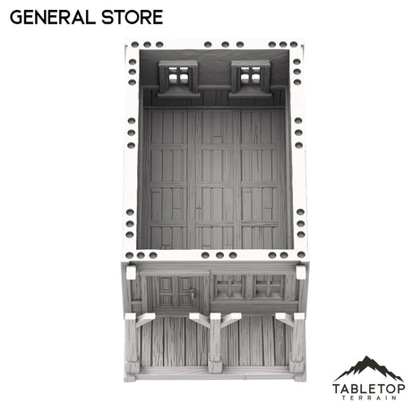 Tabletop Terrain Building Western General Store - Old Wild Western Rush