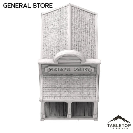 Tabletop Terrain Building Western General Store - Old Wild Western Rush