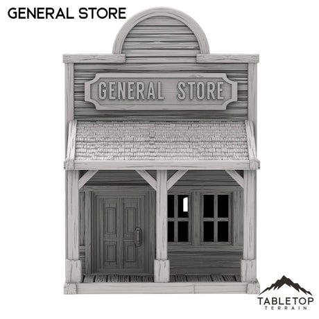 Tabletop Terrain Building Western General Store - Old Wild Western Rush