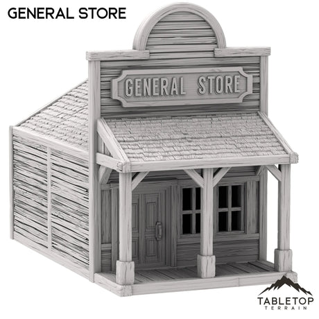 Tabletop Terrain Building Western General Store - Old Wild Western Rush