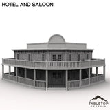 Tabletop Terrain Building Western Hotel and Saloon