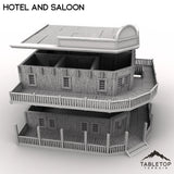 Tabletop Terrain Building Western Hotel and Saloon