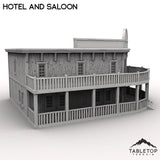 Tabletop Terrain Building Western Hotel and Saloon