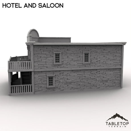 Tabletop Terrain Building Western Hotel and Saloon