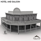 Tabletop Terrain Building Western Hotel and Saloon