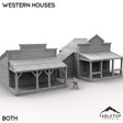 Tabletop Terrain Building Western Houses