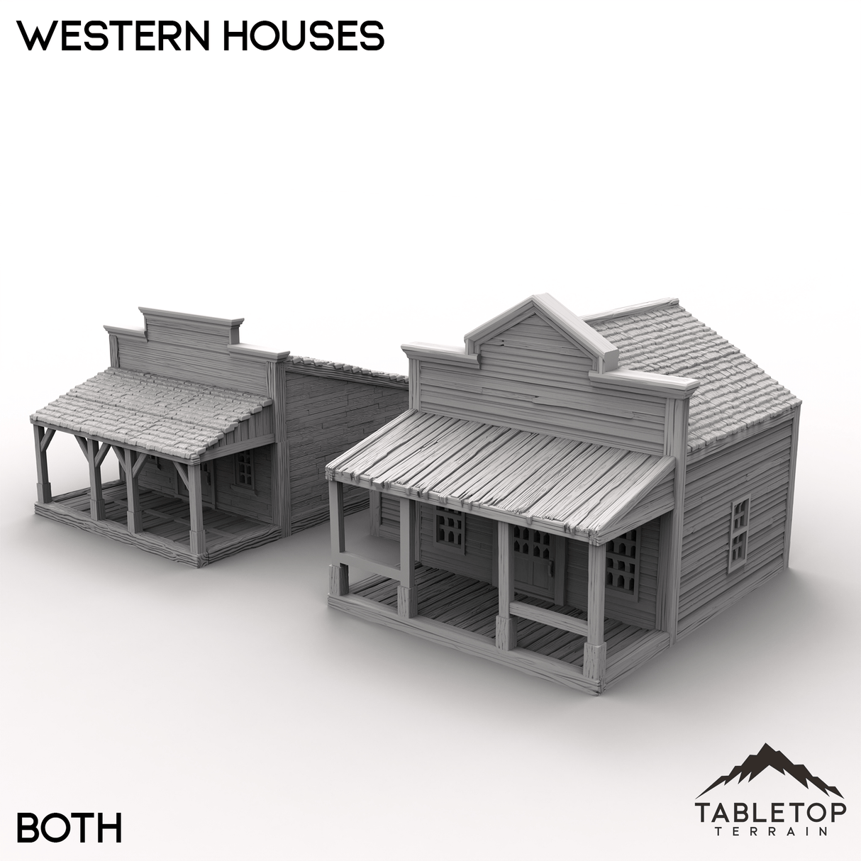 Tabletop Terrain Building Western Houses