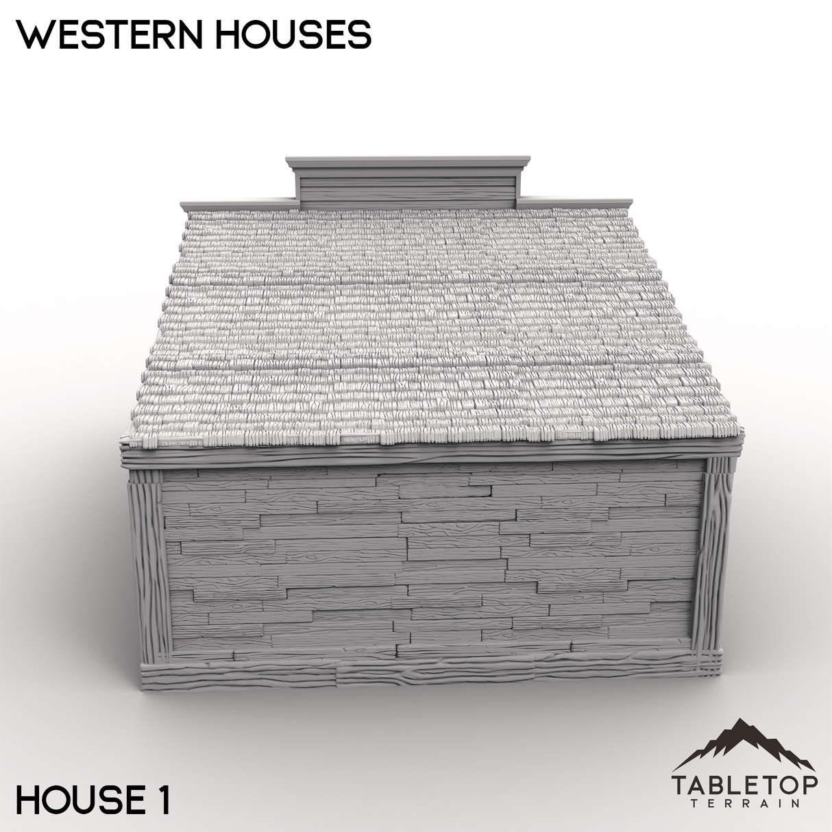 Tabletop Terrain Building Western Houses