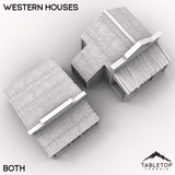 Tabletop Terrain Building Western Houses