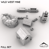 Tabletop Terrain Building Wild West Mine